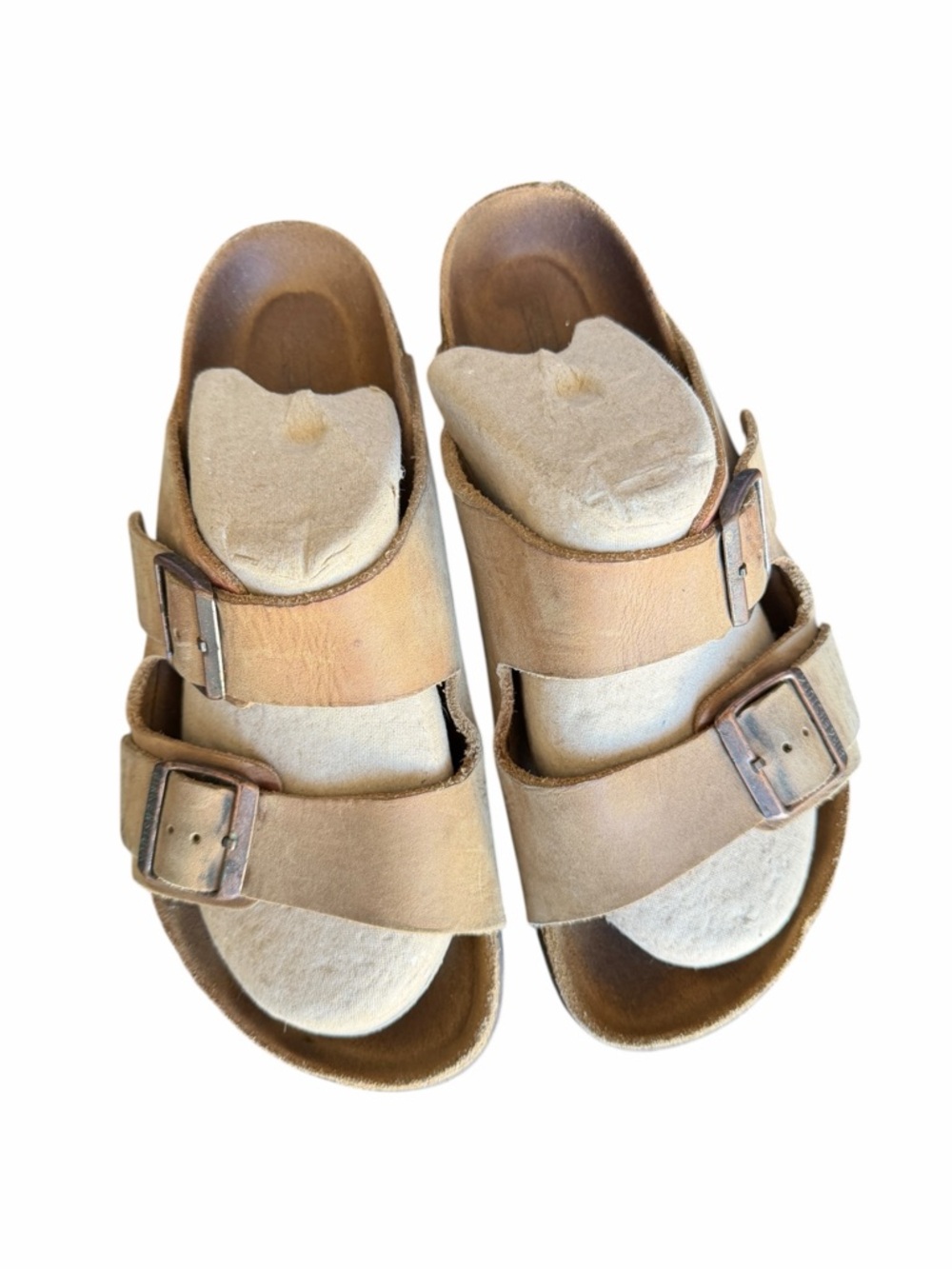 Birkenstock Tan Two-Strap Sandals women’s size 9